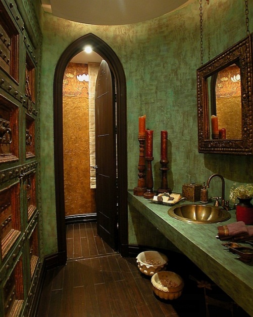 Moroccan inspired Bathroom